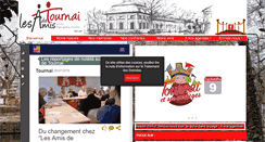 Desktop Screenshot of lesamisdetournai.be